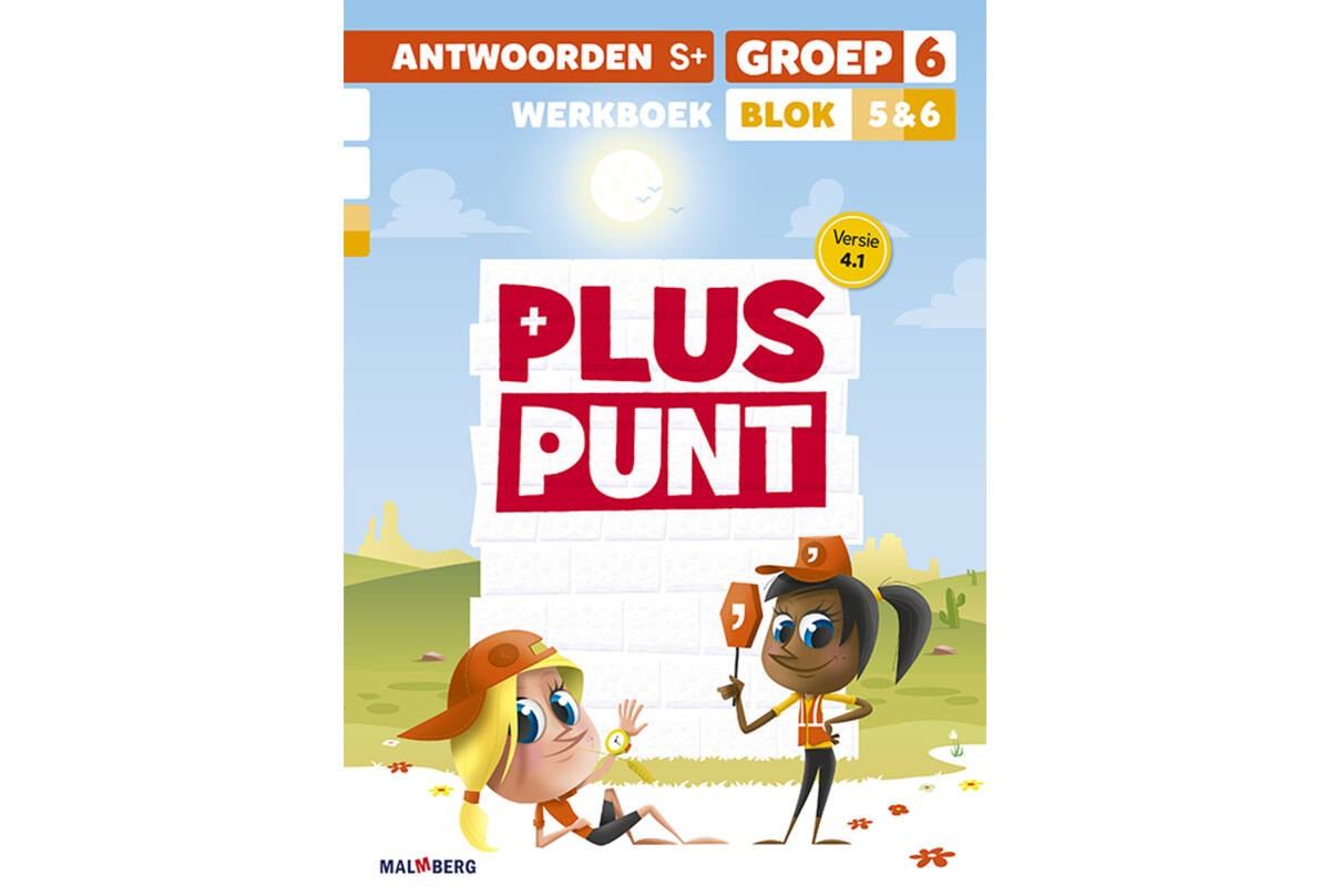 Pluspunt 4.1 groep 6 antwoordenboek werkboek blok 5 en 6 - S+