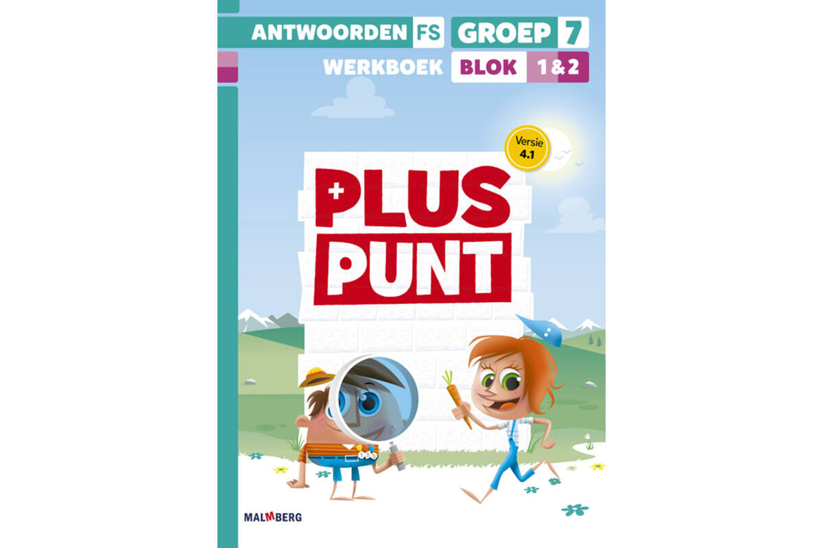 Pluspunt 4.1 groep 7 antwoordenboek werkboek blok 1 en 2 - FS