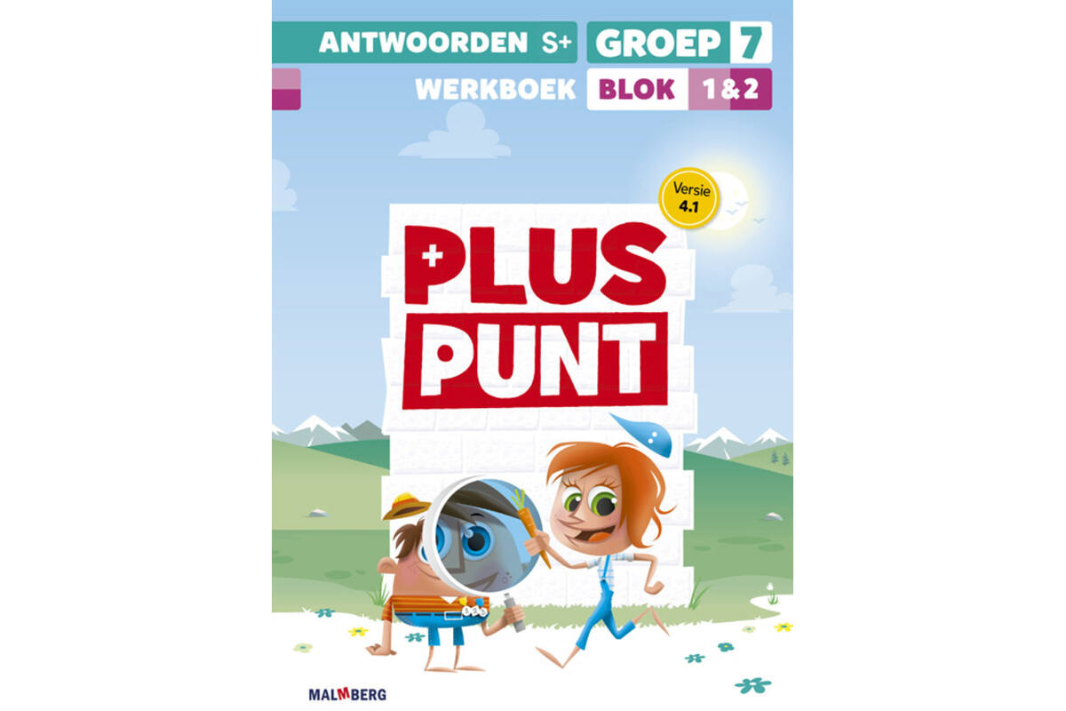Pluspunt 4.1 groep 7 antwoordenboek werkboek blok 1 en 2 - S+