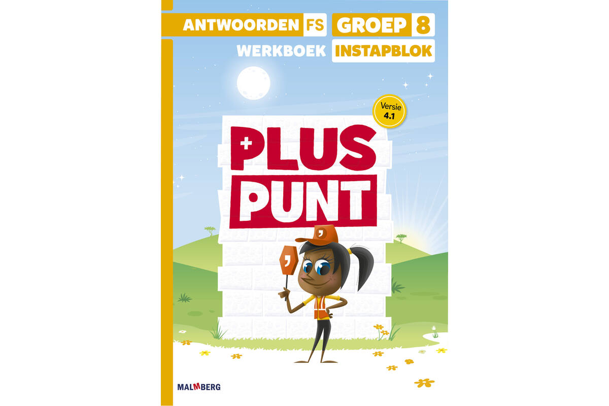 Pluspunt 4.1 groep 8 antwoordenboek werkboek instapblok - FS