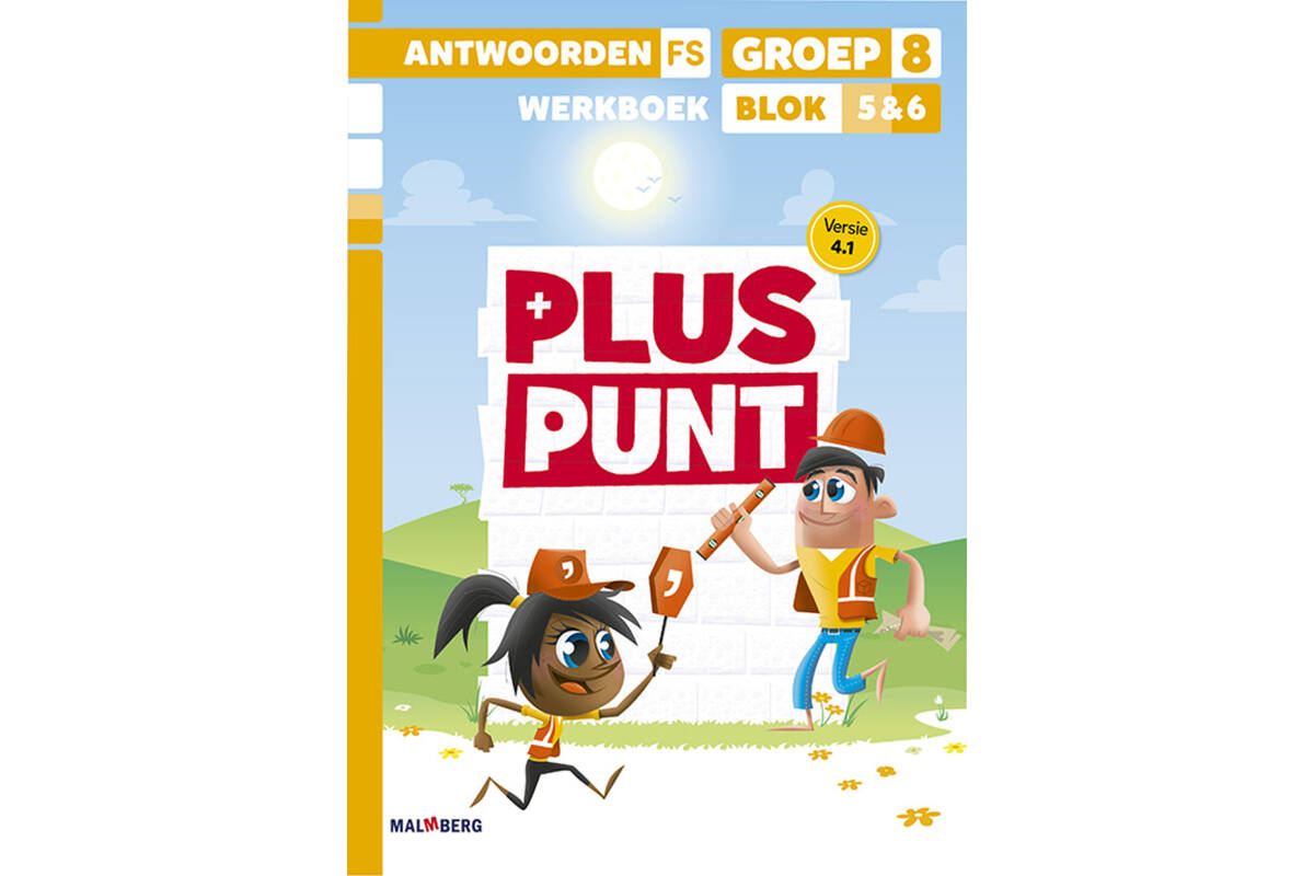 Pluspunt 4.1 groep 8 antwoordenboek werkboek blok 5 en 6 - FS