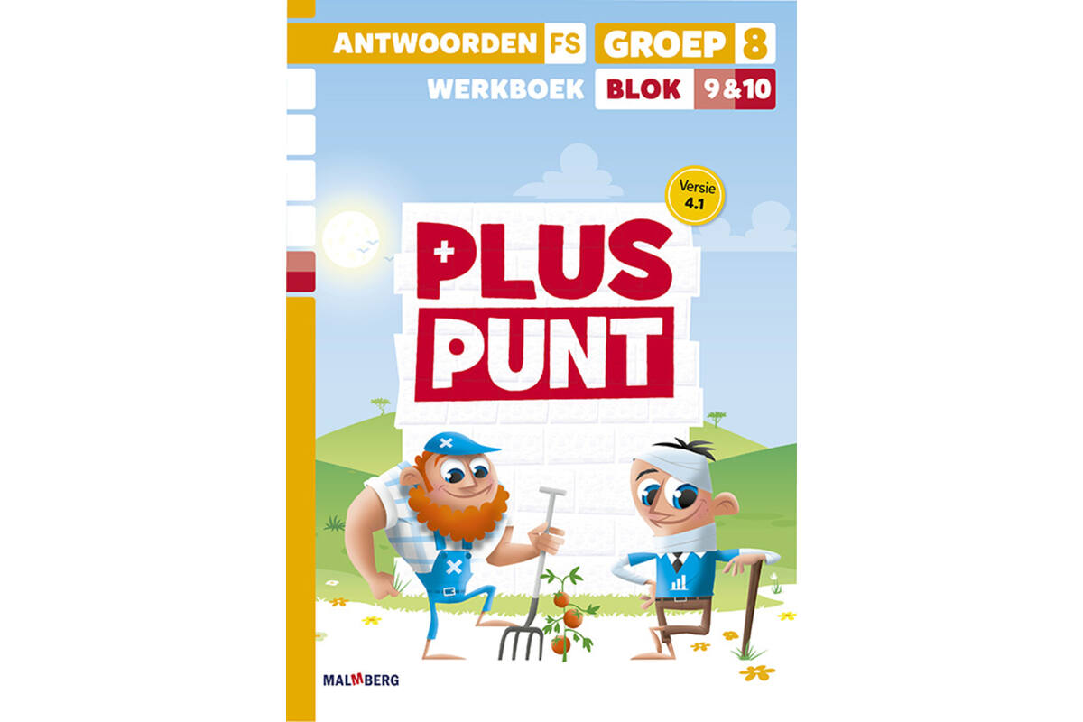 Pluspunt 4.1 groep 8 antwoordenboek werkboek blok 9 en 10 - FS