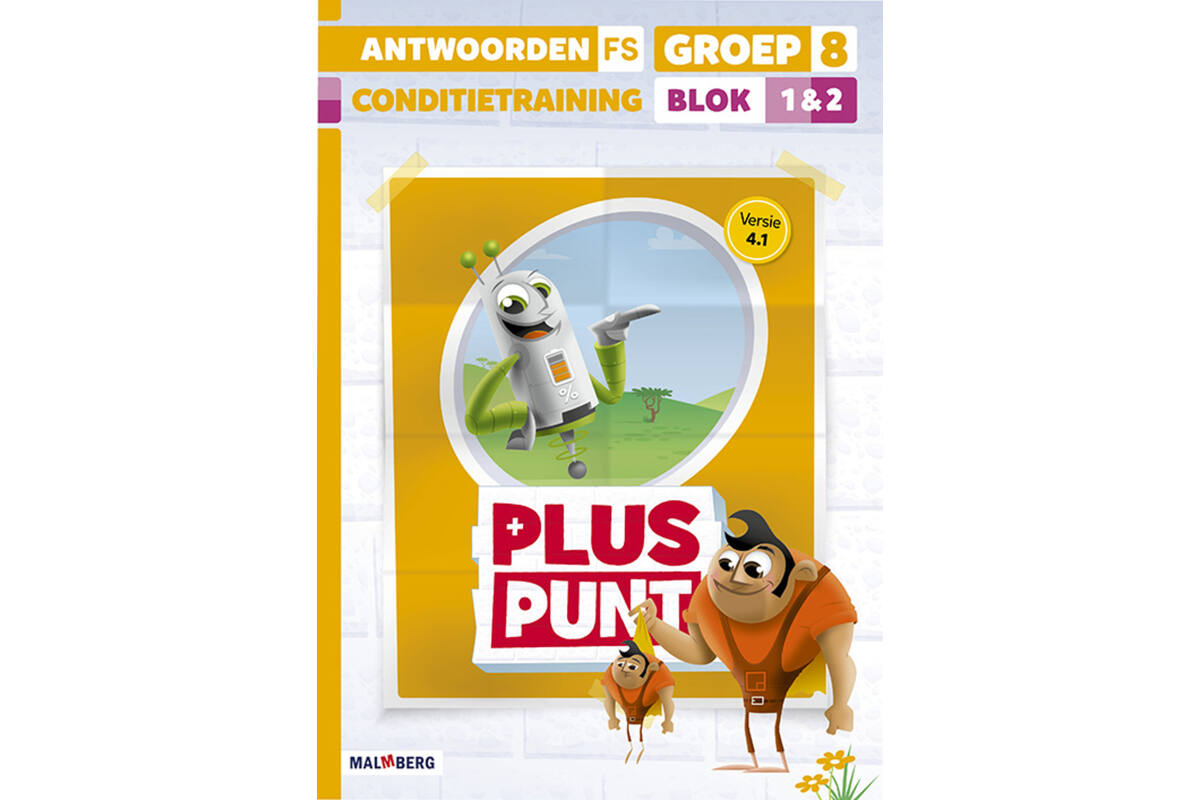 Pluspunt 4.1 groep 8 antwoordenboek conditietrainer blok 1 en 2 - FS