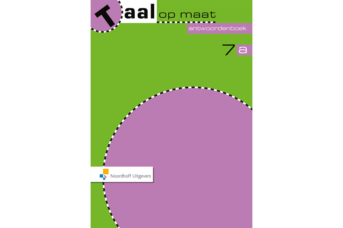 Taal op maat 2 groep 7 antwoordenboek 7A