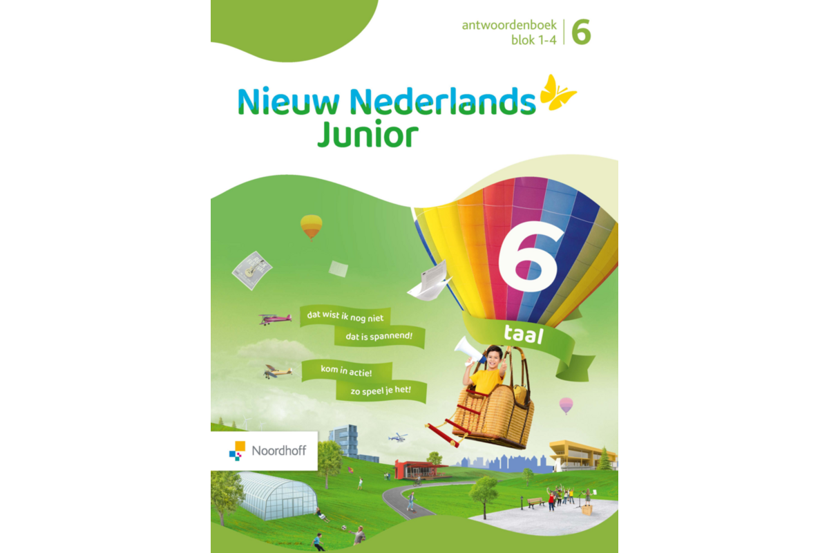 Nieuw Nederlands Junior Taal antwoordenboek groep 6 blok 1-4