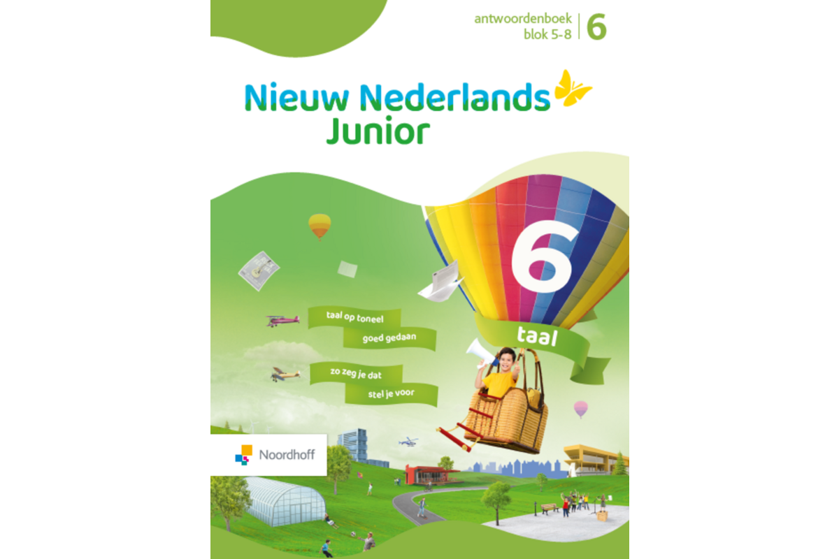 Nieuw Nederlands Junior Taal antwoordenboek groep 6 blok 5-8