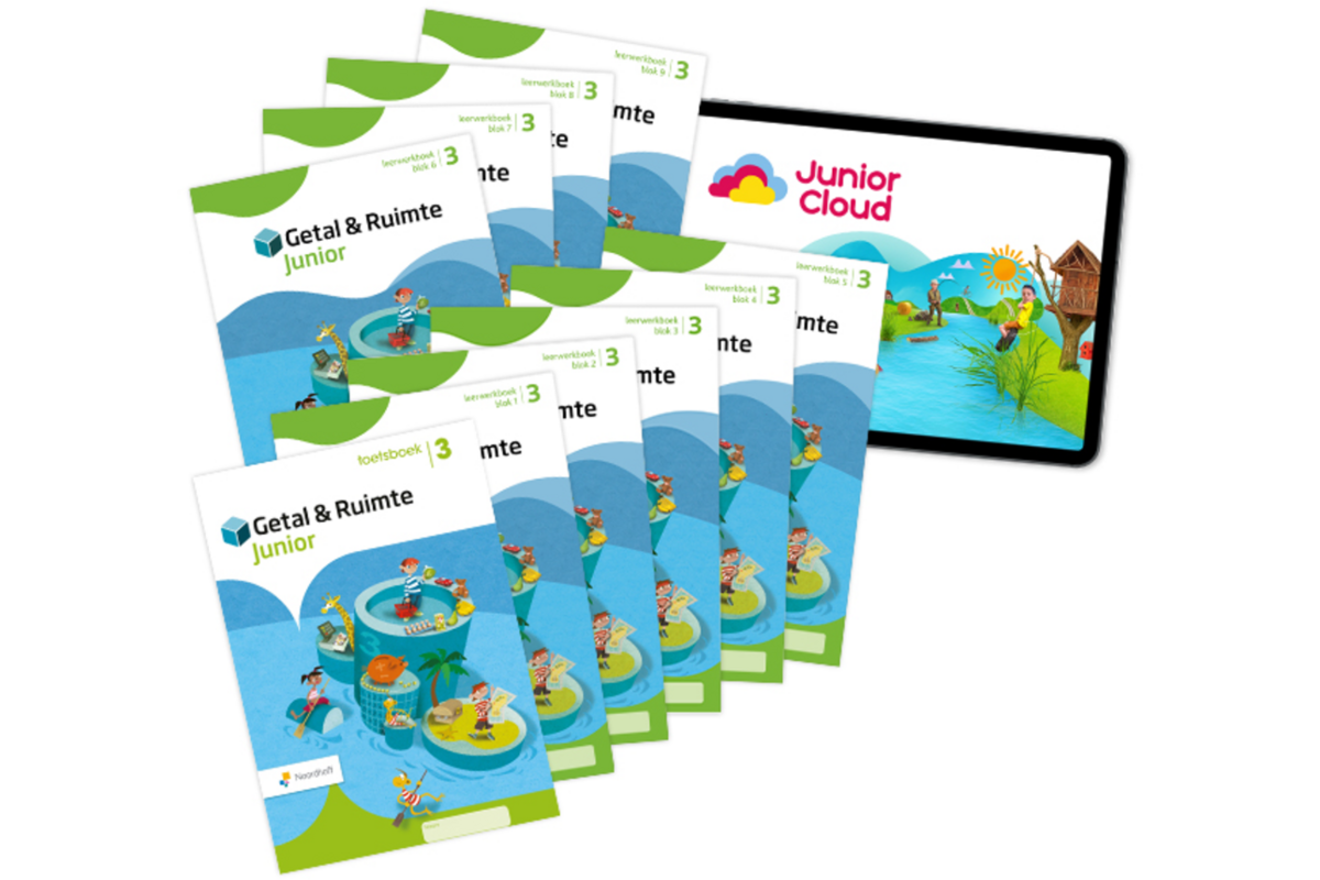Getal & Ruimte Junior Leerpakket LEERWERKBOEKEN groep 3