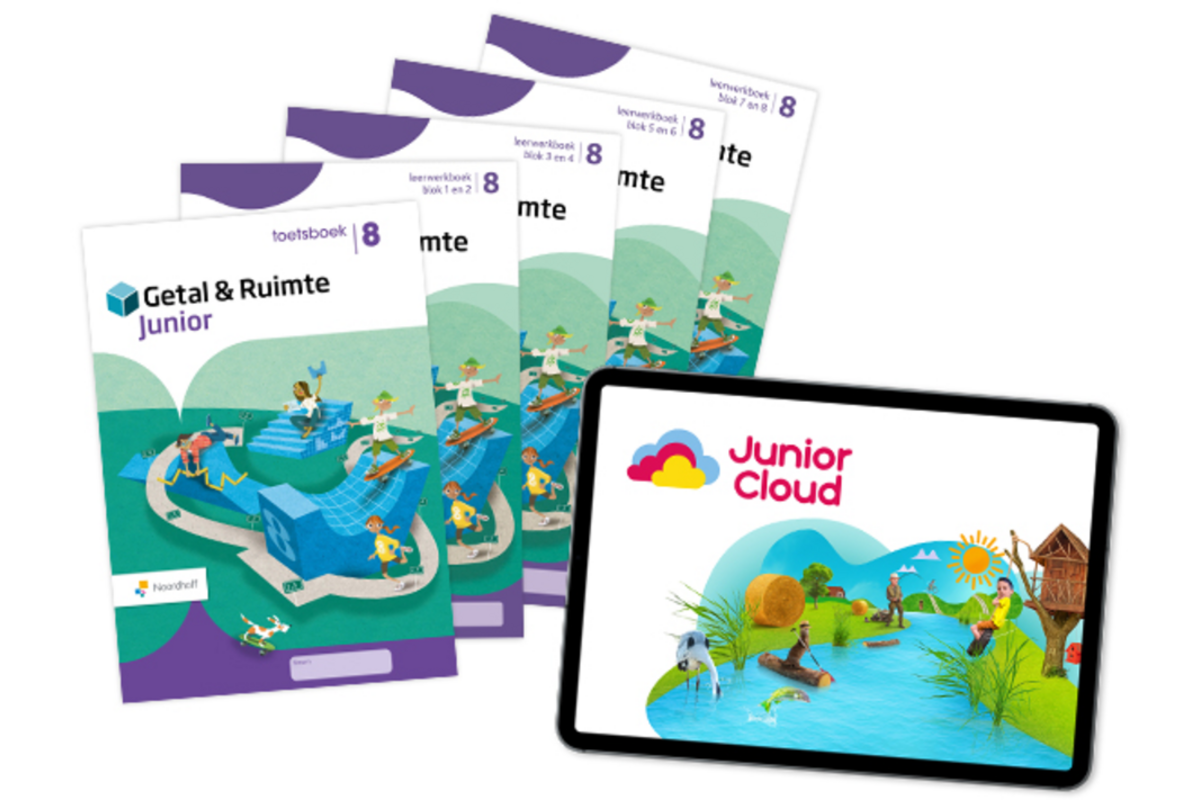 Getal & Ruimte Junior Leerpakket LEERWERKBOEKEN groep 8