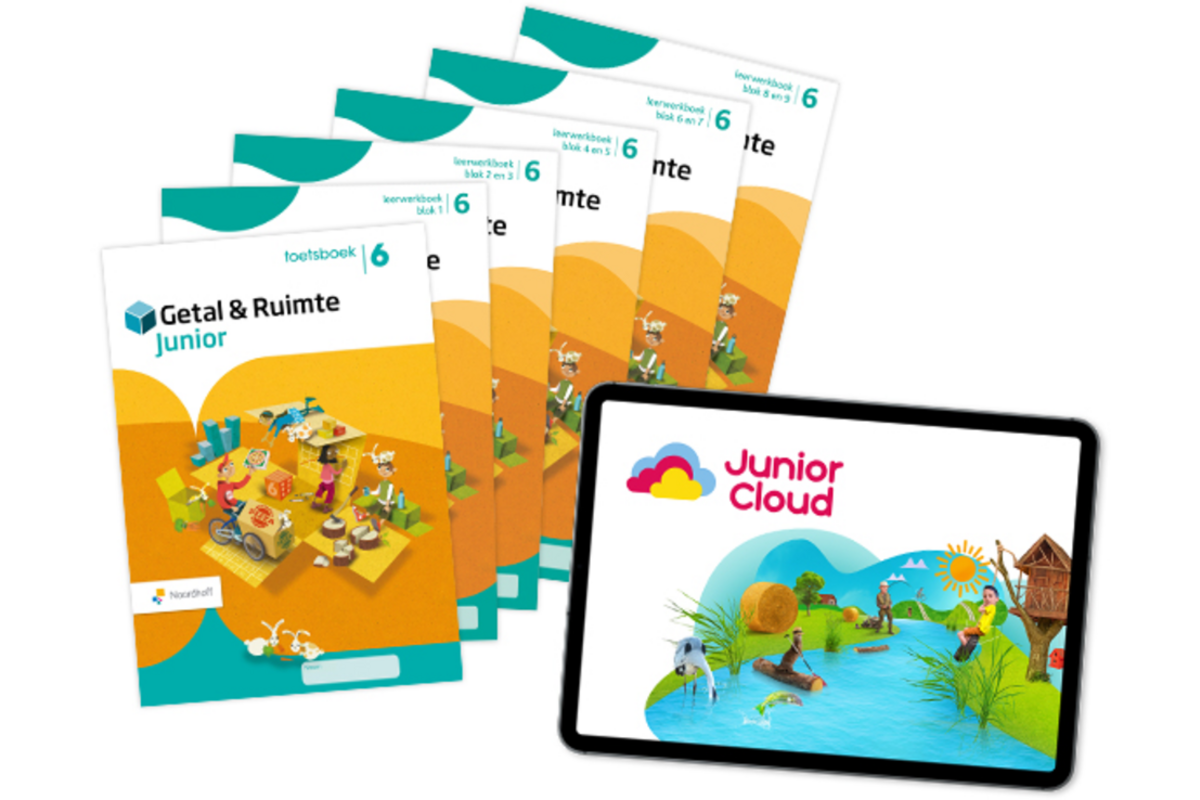 Getal & Ruimte Junior Leerpakket LEERWERKBOEKEN NIVEAU groep 6