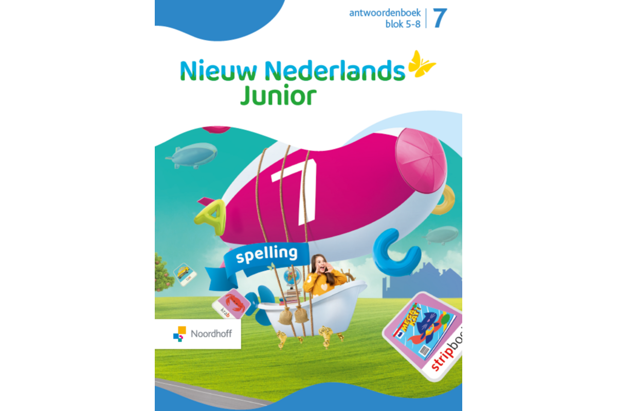 Nieuw Nederlands Junior Spelling antwoordenboek groep 7 blok 5-8