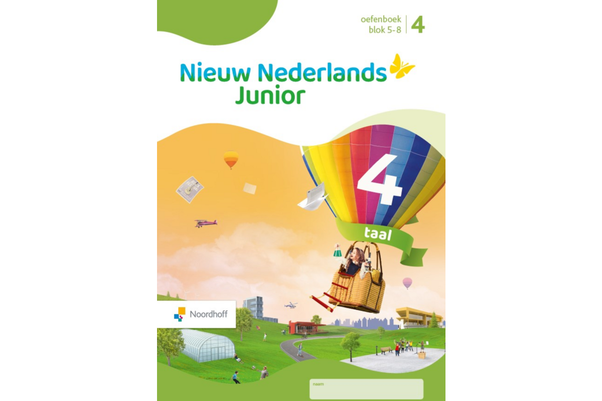 Nieuw Nederlands Junior Taal oefenboek groep 4 blok 5-8