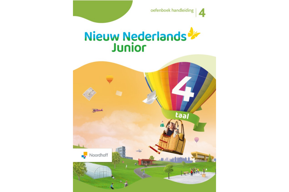 Nieuw Nederlands Junior Taal handleiding oefenboek groep 4