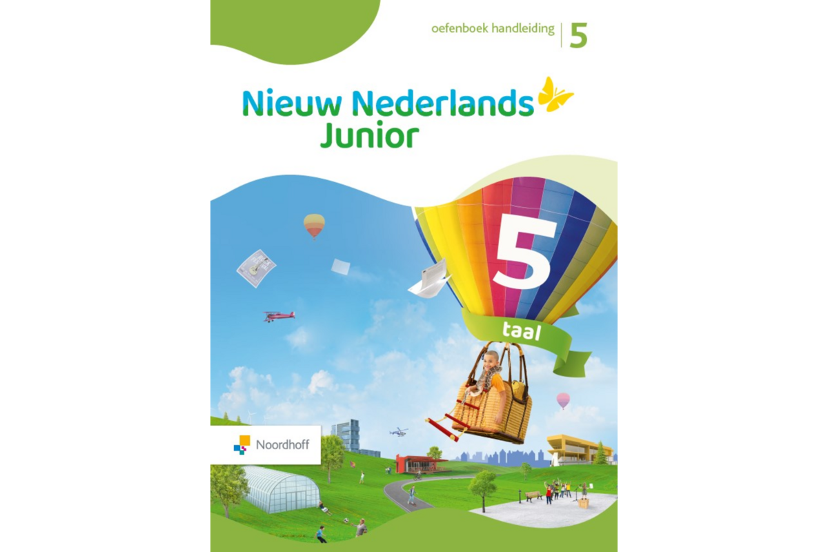 Nieuw Nederlands Junior Taal handleiding oefenboek groep 5
