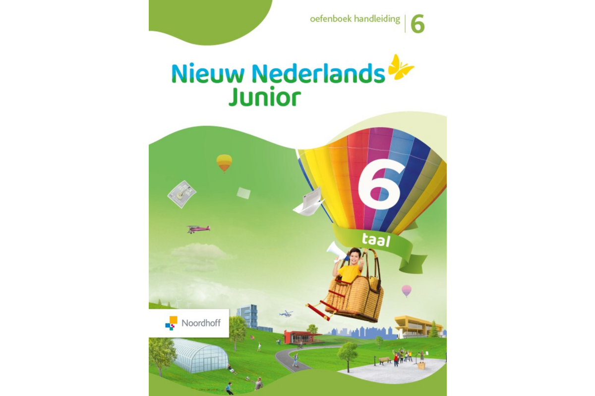 Nieuw Nederlands Junior Taal handleiding oefenboek groep 6