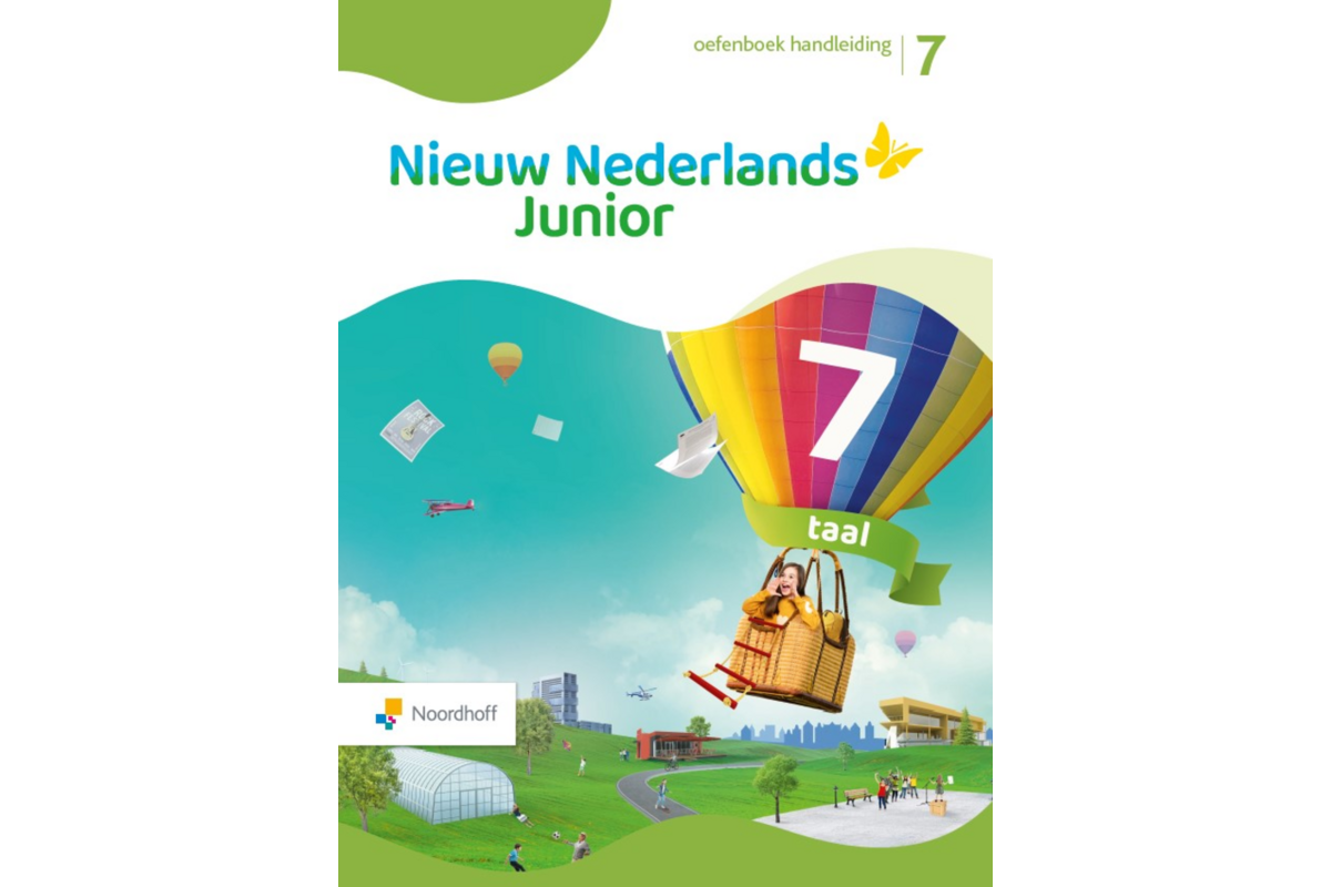 Nieuw Nederlands Junior Taal handleiding oefenboek groep 7