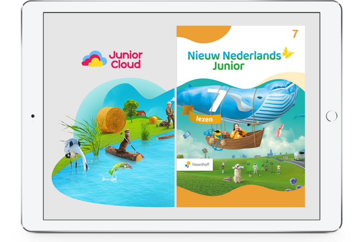 Nieuw Nederlands Junior Lezen Leerpakket VOLLEDIG DIGITAAL groep 7