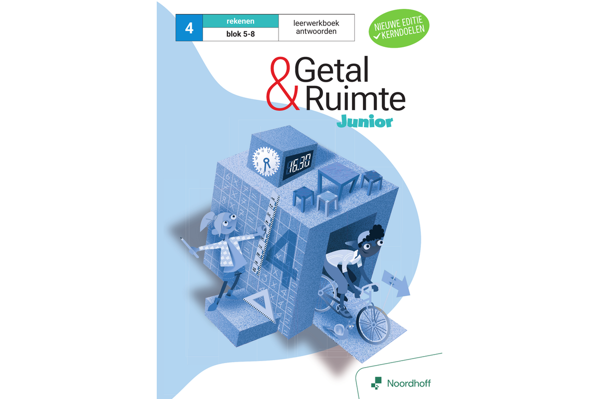 Getal & Ruimte Junior (vernieuwd) groep 4 antwoordenboek blok 5-8