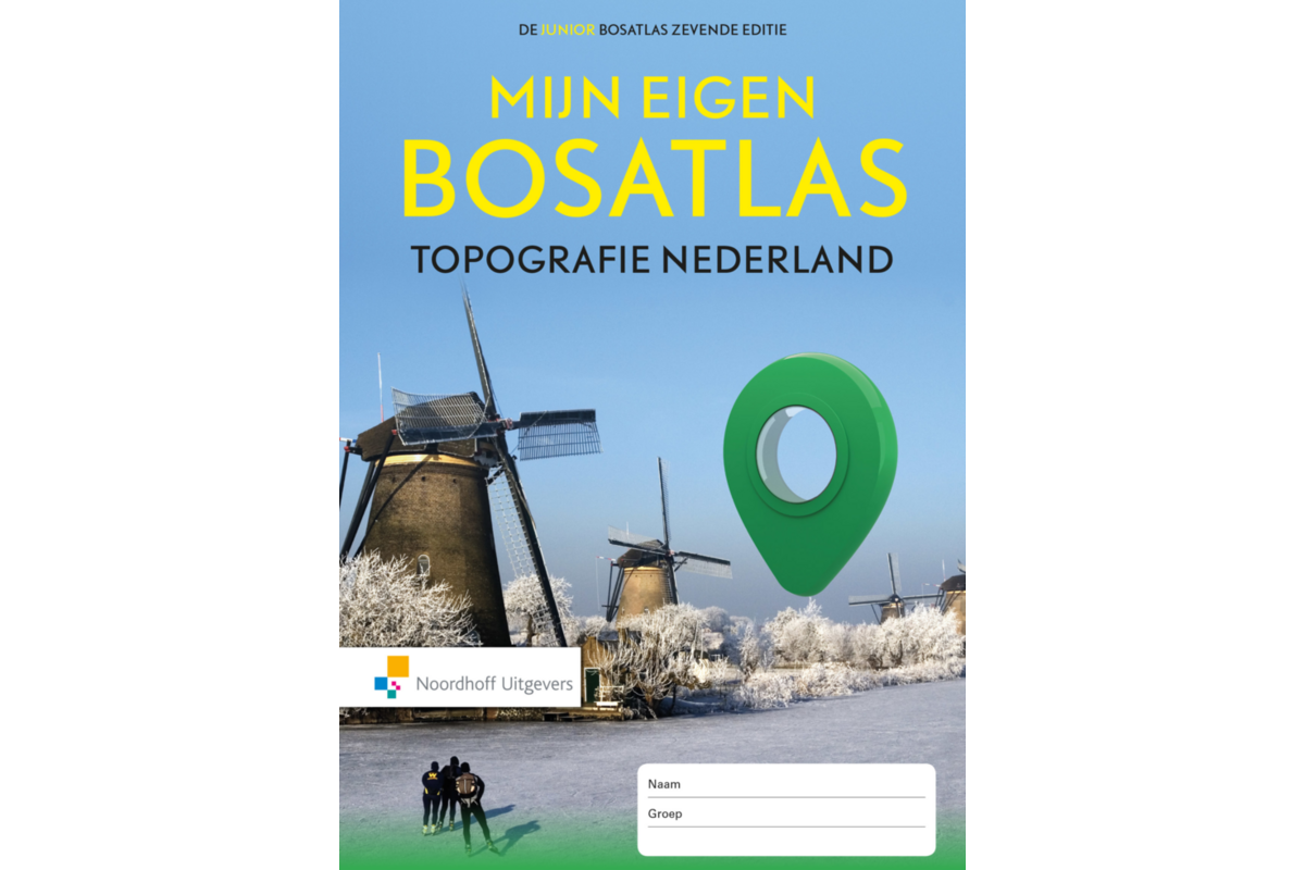 Mijn eigen Bosatlas 7e editie Topografie werkboek Nederland (5 ex)
