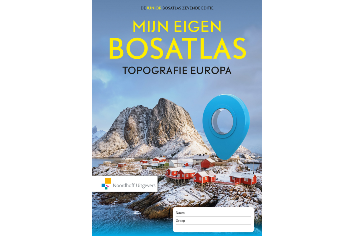 Mijn eigen Bosatlas 7e editie Topografie werkboek Europa (5 ex)