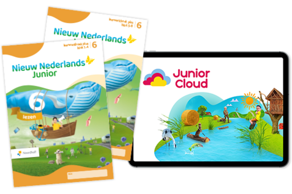 Nieuw Nederlands Junior Lezen Leerpakket PAPIER PLUS groep 6