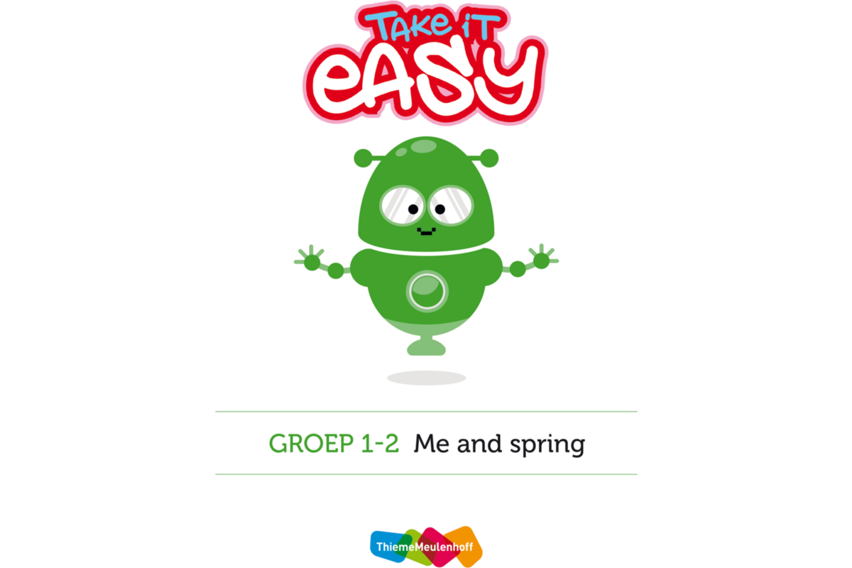 Take it easy Woordkaarten Groep 1-2 - Me and spring
