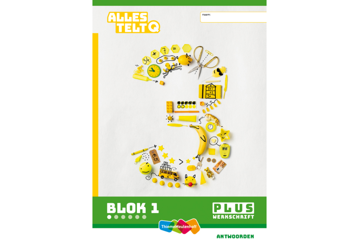 Alles telt Q Antwoordschrift Plus blok 1 t/m 6 groep 3