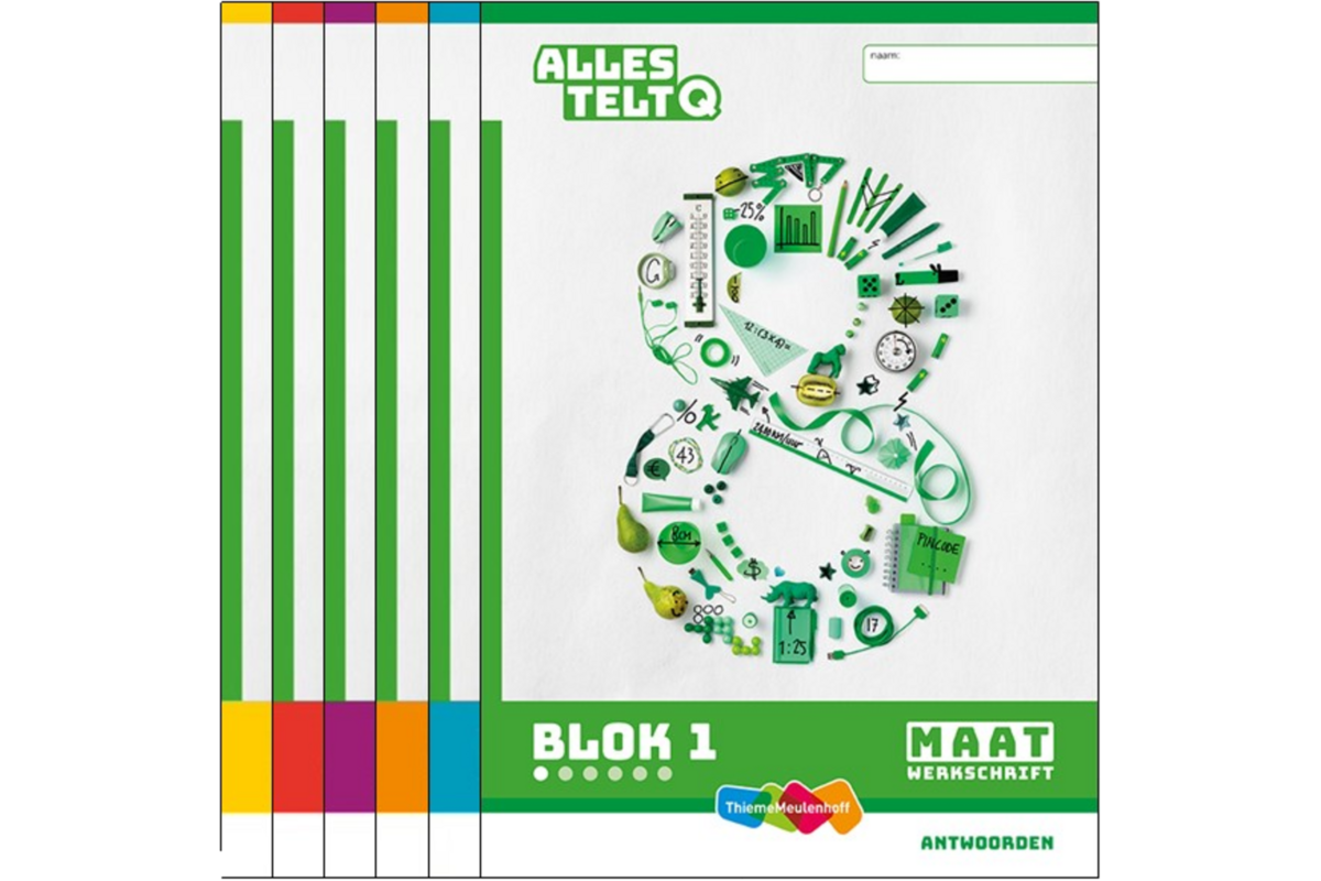 Alles telt Q Antwoordschrift Maat blok 1 t/m 6 groep 8