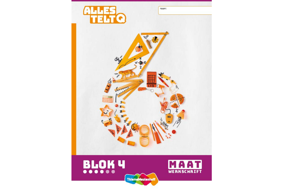 Alles telt Q Leerwerkschriften maat blok 4 t/m 6 groep 6