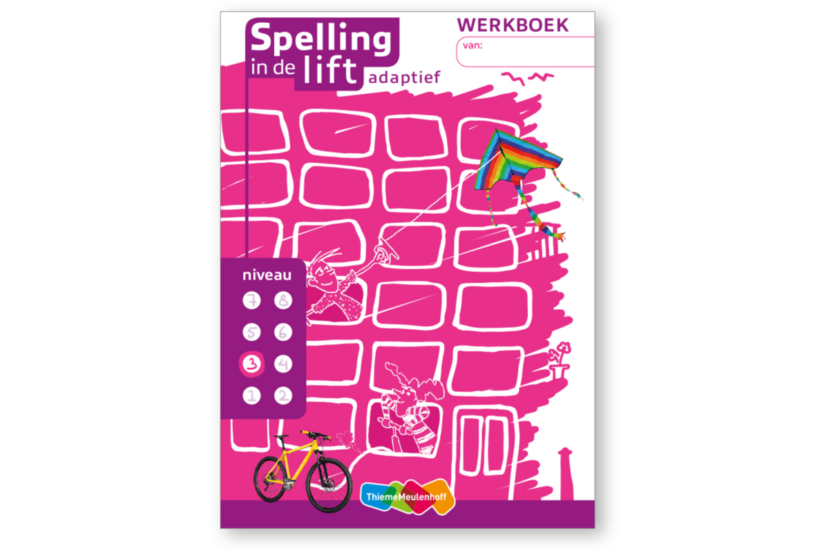 Spelling in de lift adaptief - Werkboekjes niveau 3 (5 stuks)