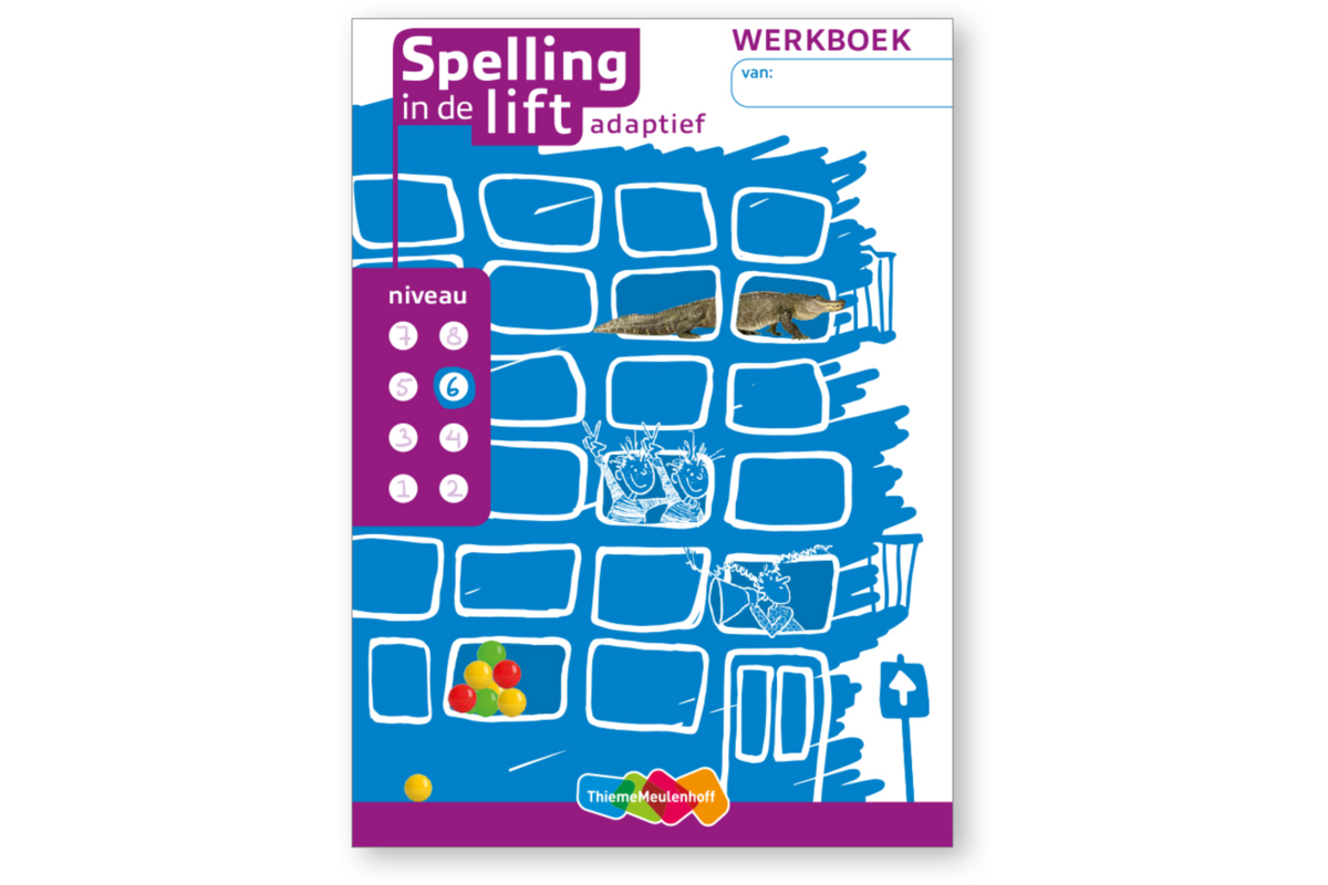 Spelling in de lift adaptief - Werkboekjes niveau 6 (5 stuks)