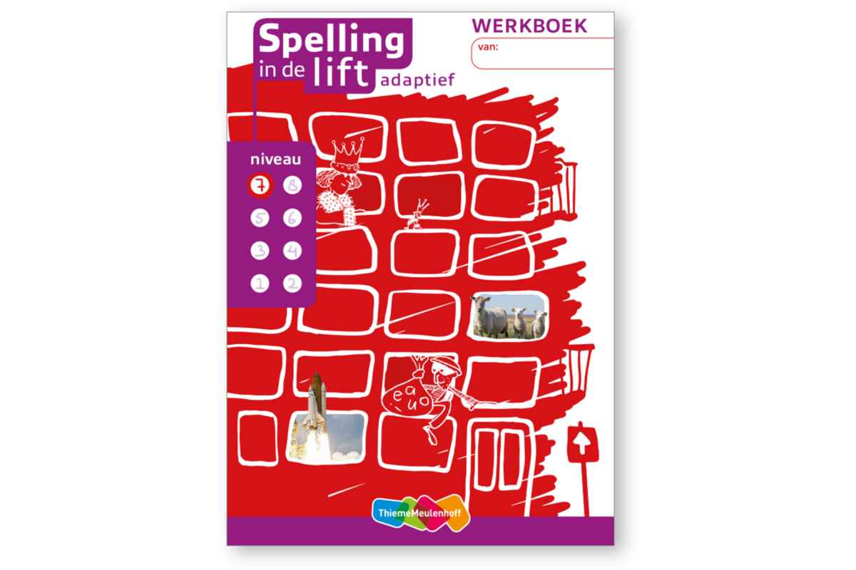 Spelling in de lift adaptief - Werkboekjes niveau 7 (5 stuks)