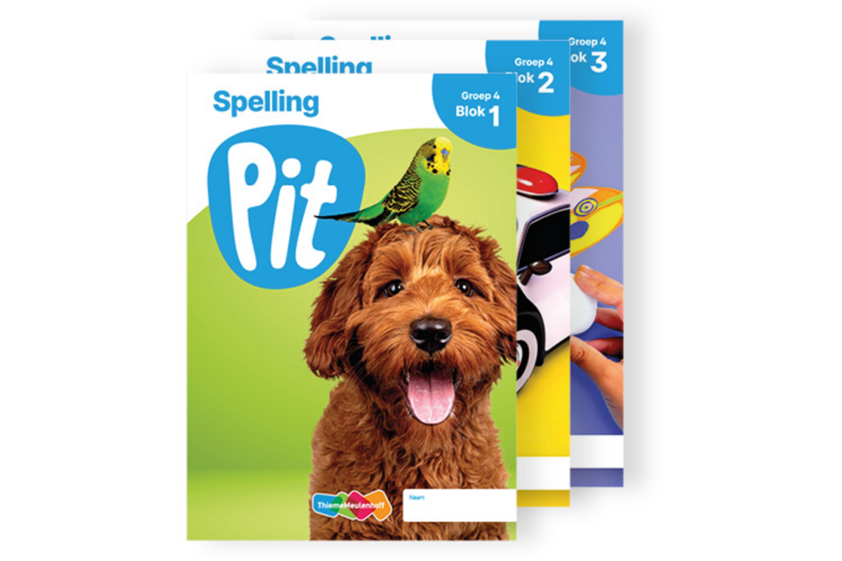 Pit Spelling leerwerkschrift groep 4 - blok 1 t/m 3