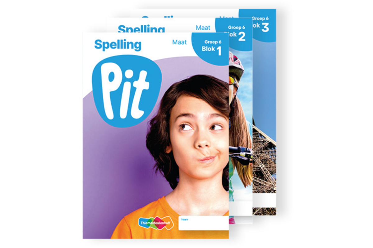 Pit Spelling leerwerkschrift maat groep 6 - blok 1 t/m 3