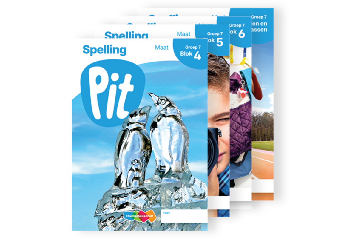 Pit Spelling leerwerkschrift maat groep 7 - blok 4 t/m 6