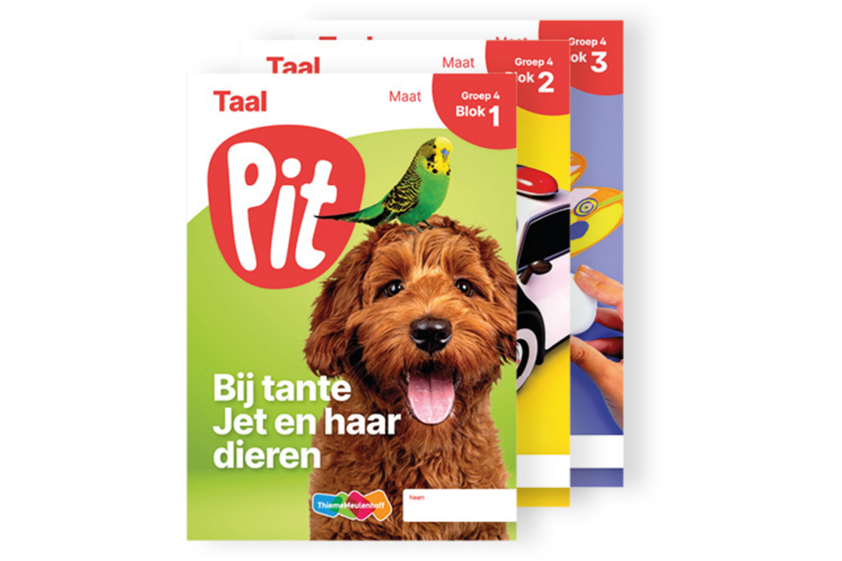 Pit Taal leerwerkschrift maat groep 4 - blok 1 t/m 3