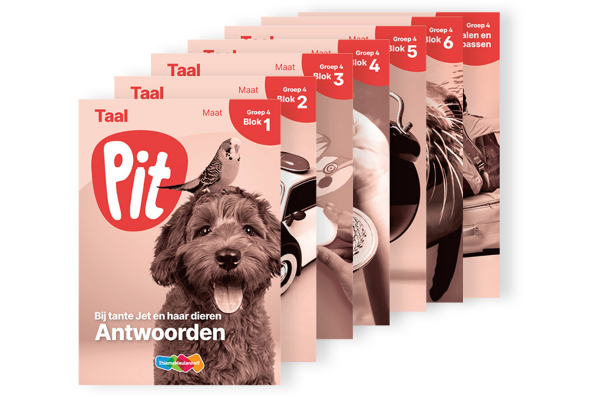 Pit Taal Antwoorden leerwerkschriften maat groep 4