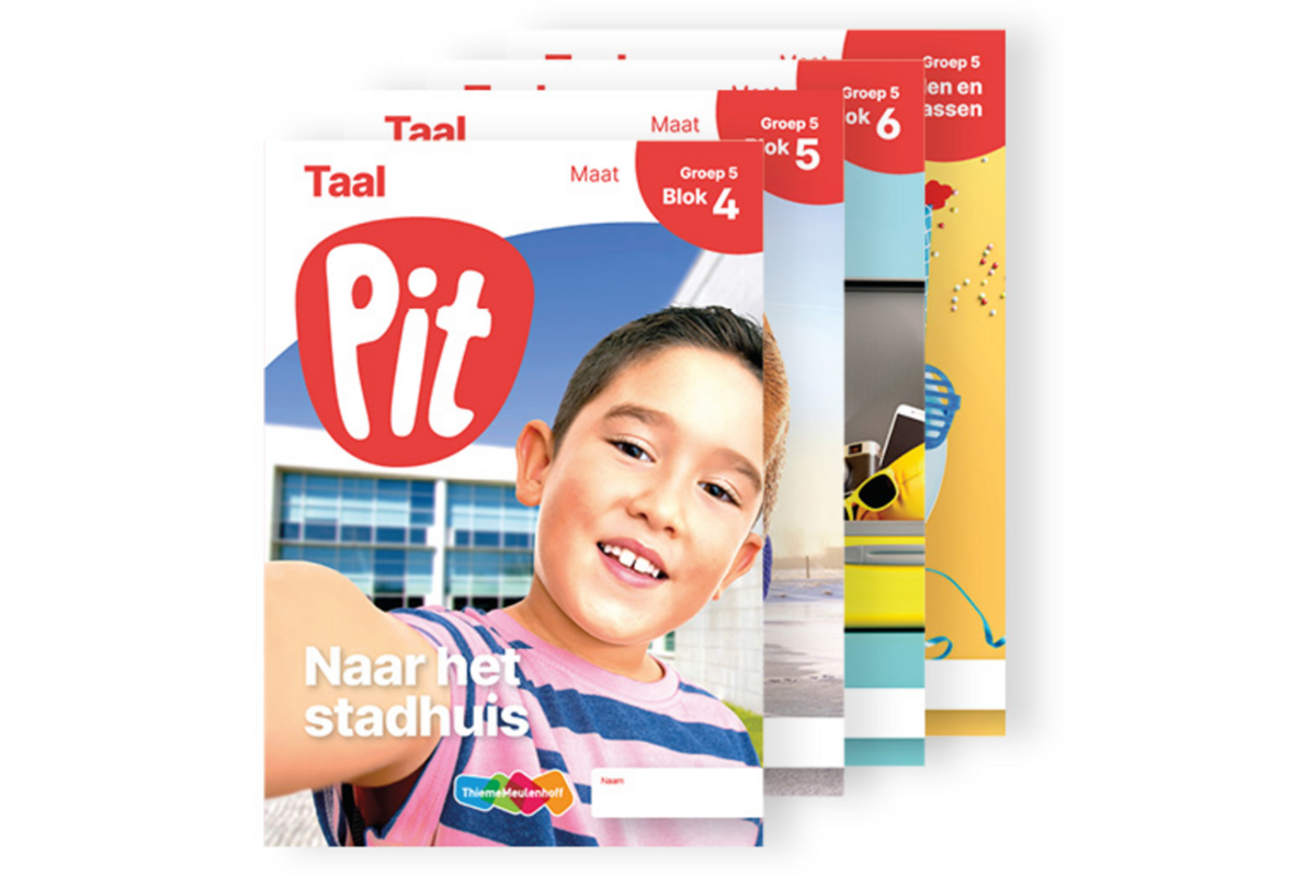 Pit Taal leerwerkschrift maat groep 5 - blok 4 t/m 6