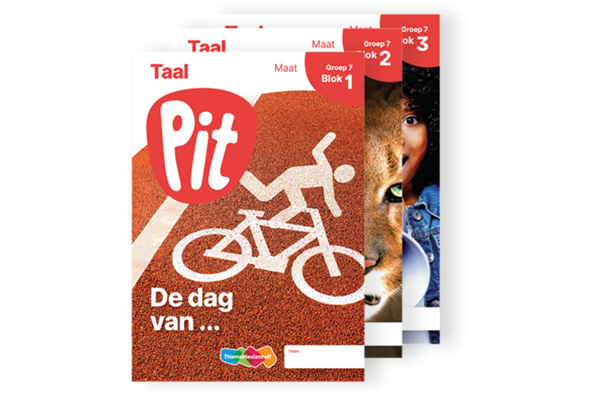 Pit Taal leerwerkschrift maat groep 7 - blok 1 t/m 3
