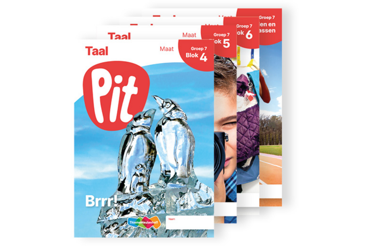 Pit Taal leerwerkschrift maat groep 7 - blok 4 t/m 6