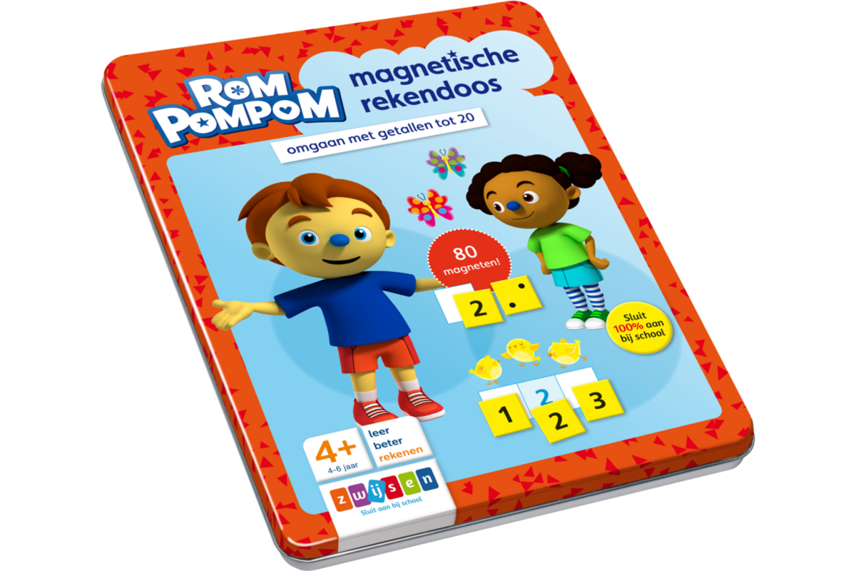 Rompompom Magnetische rekendoos