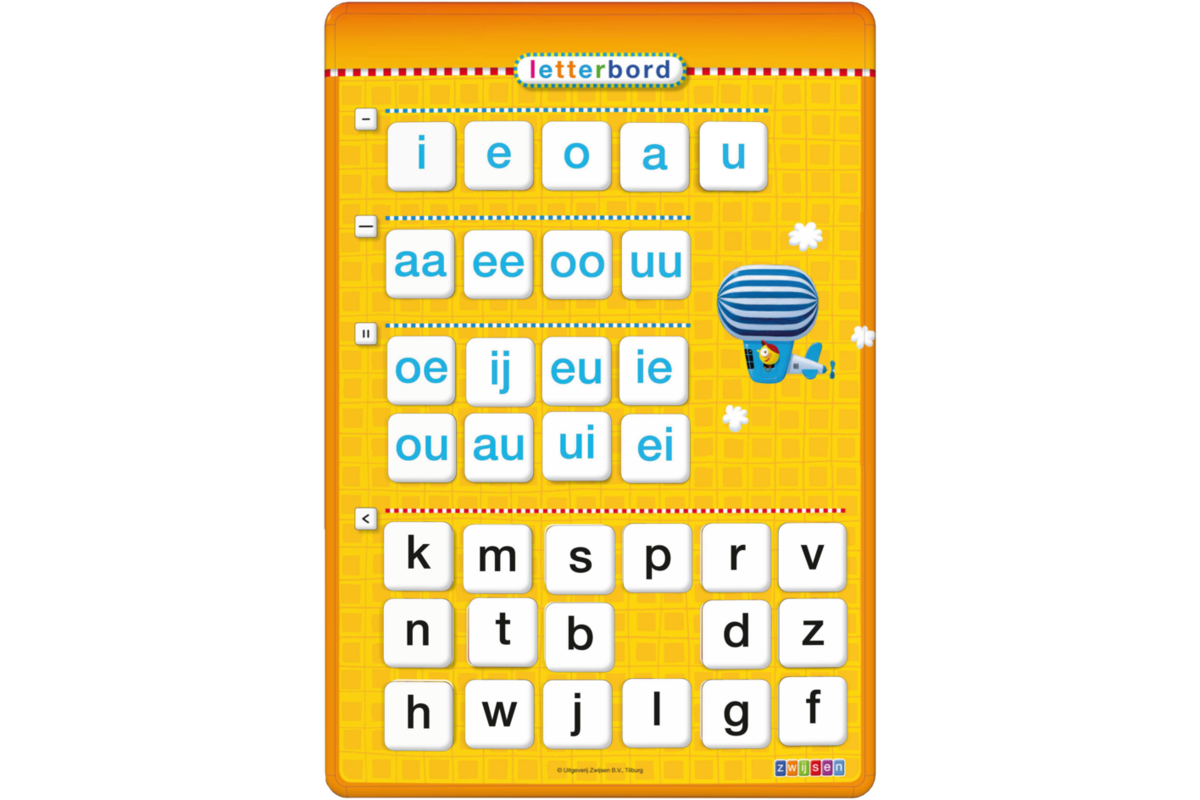 Veilig leren lezen 3 - Kim versie - letterbord, magnetisch (inclusief letters)