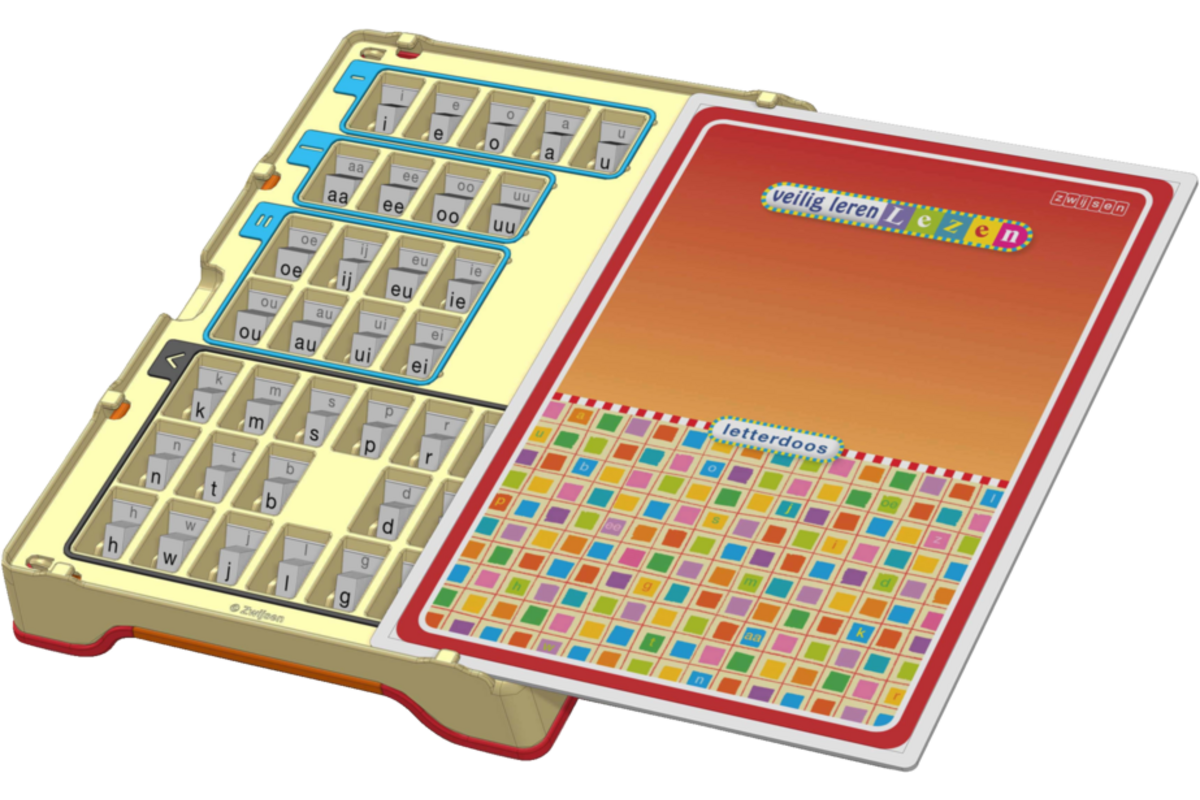 Veilig leren lezen 3 - Kim versie - losse magnetische letters (letterdoos)