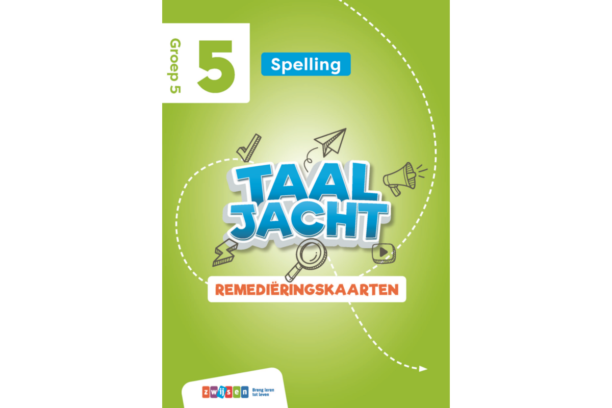 Taaljacht Spelling & grammatica groep 5 remediëringskaarten