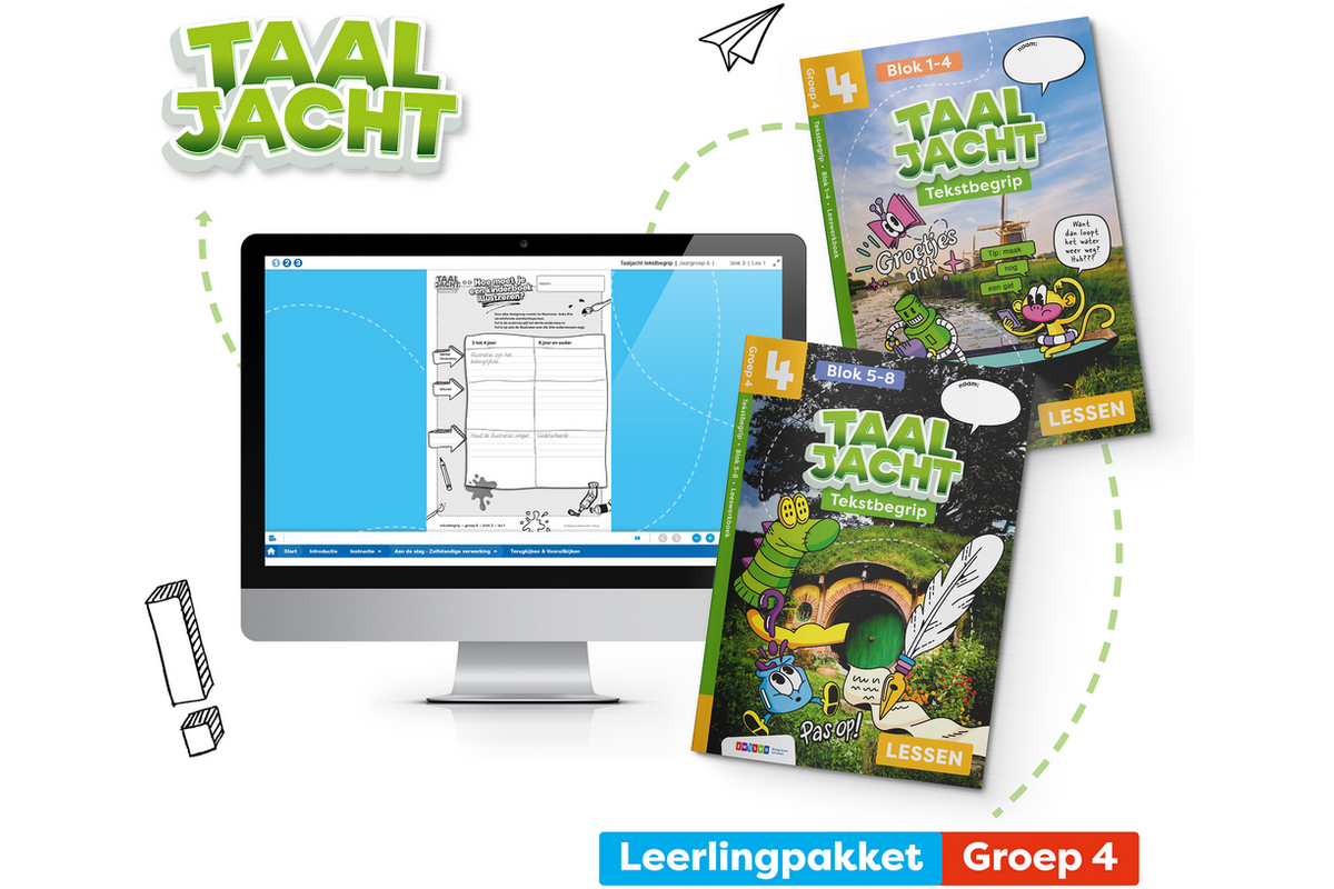 Taaljacht Tekstbegrip Leerpakket groep 4