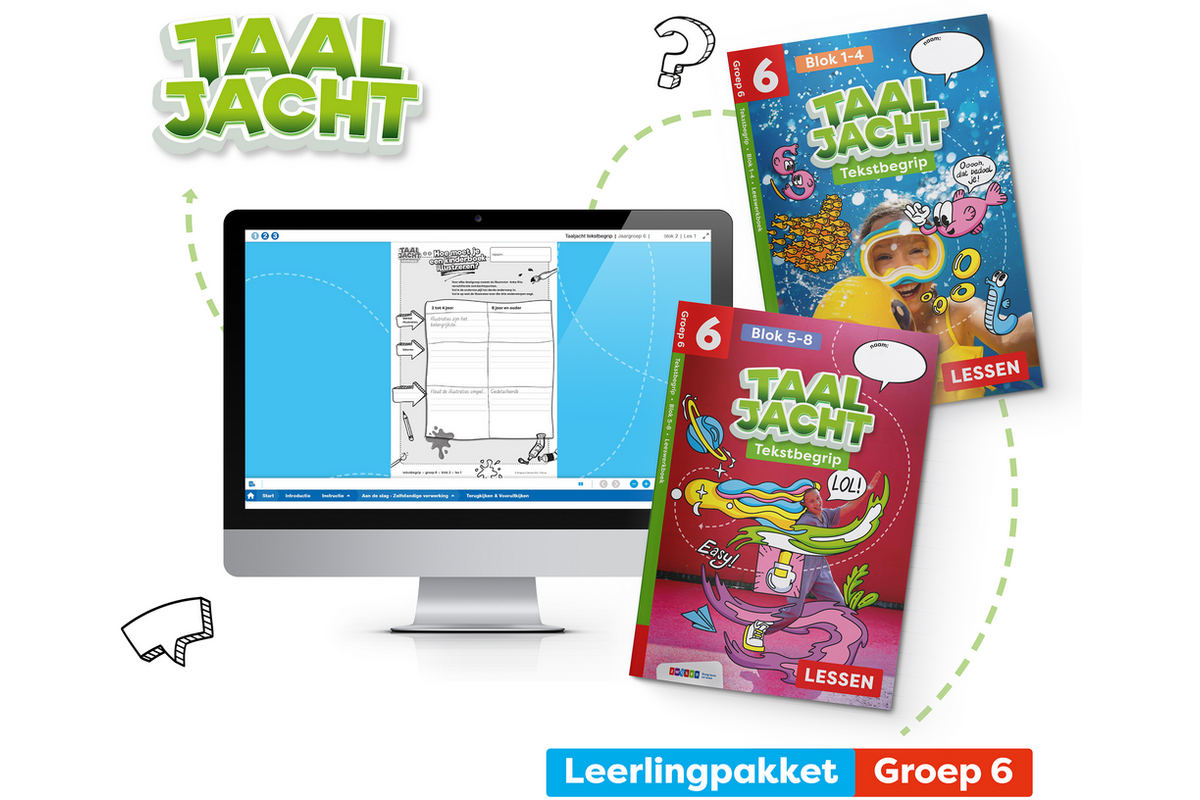 Taaljacht Tekstbegrip Leerpakket groep 6