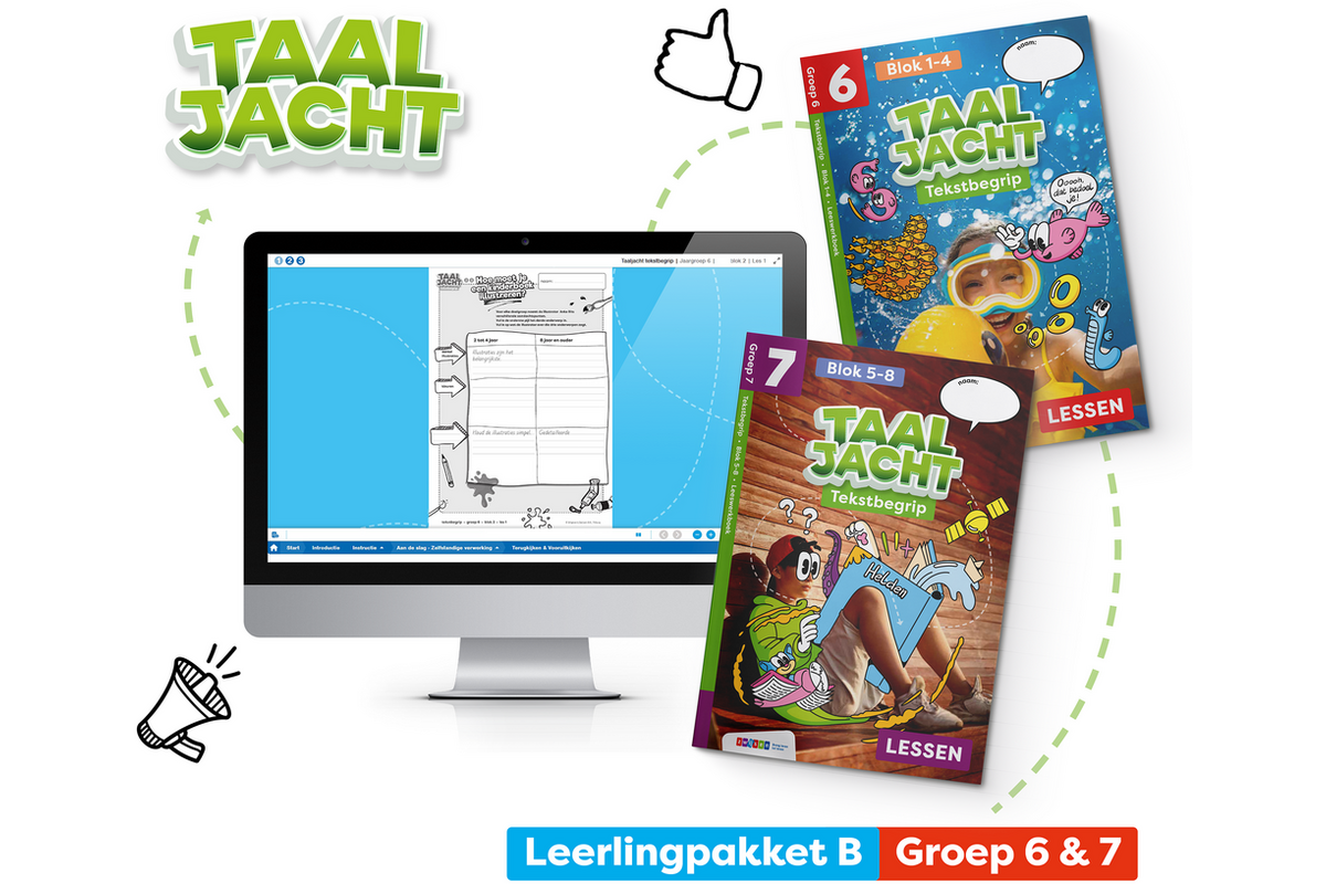 Taaljacht Tekstbegrip Leerpakket COMBINATIEGROEP 6/7B