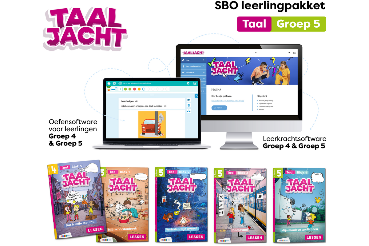 Taaljacht Taal Leerpakket SPECIAAL BASISONDERWIJS groep 5