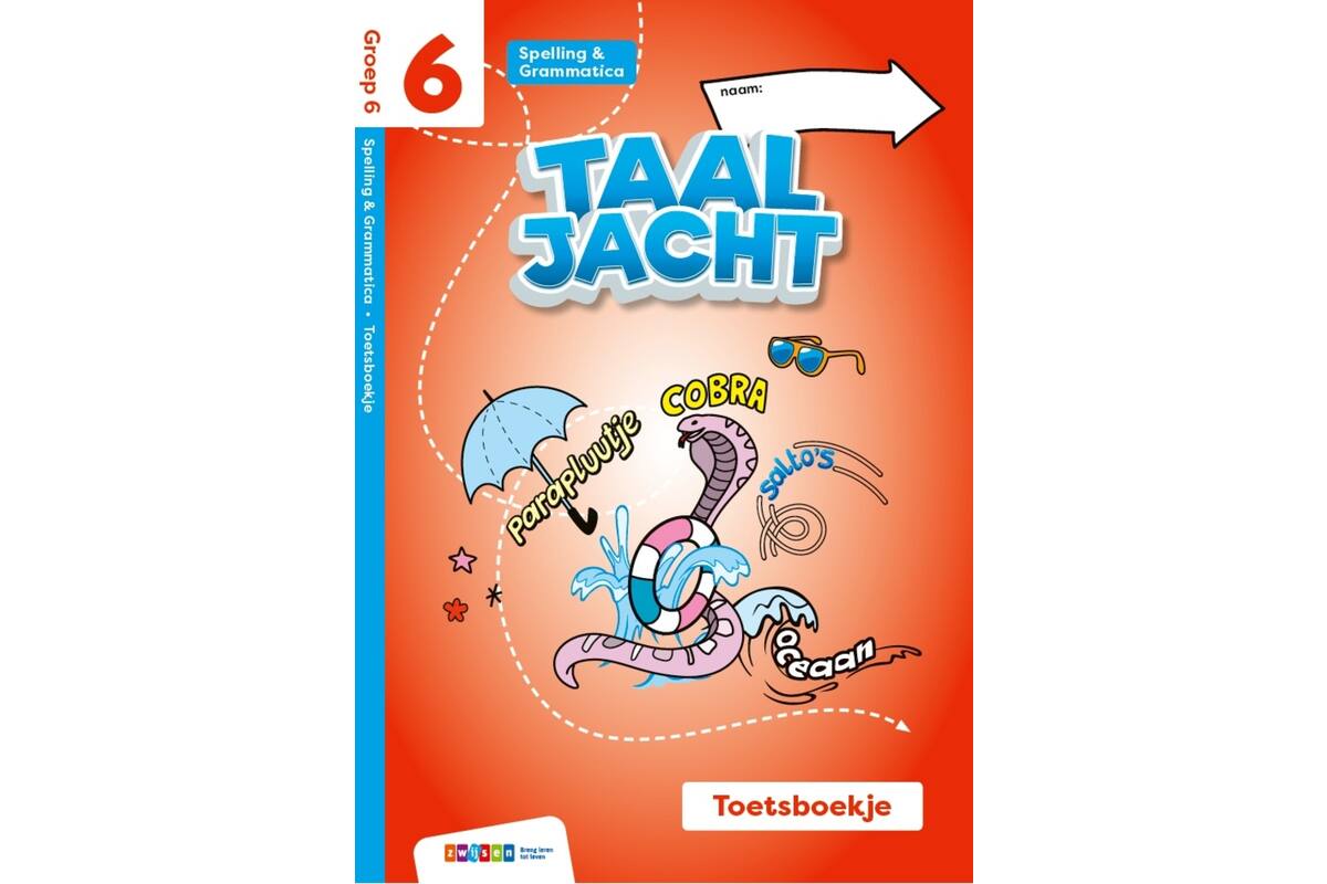 Taaljacht Spelling & grammatica groep 6 toetsboek