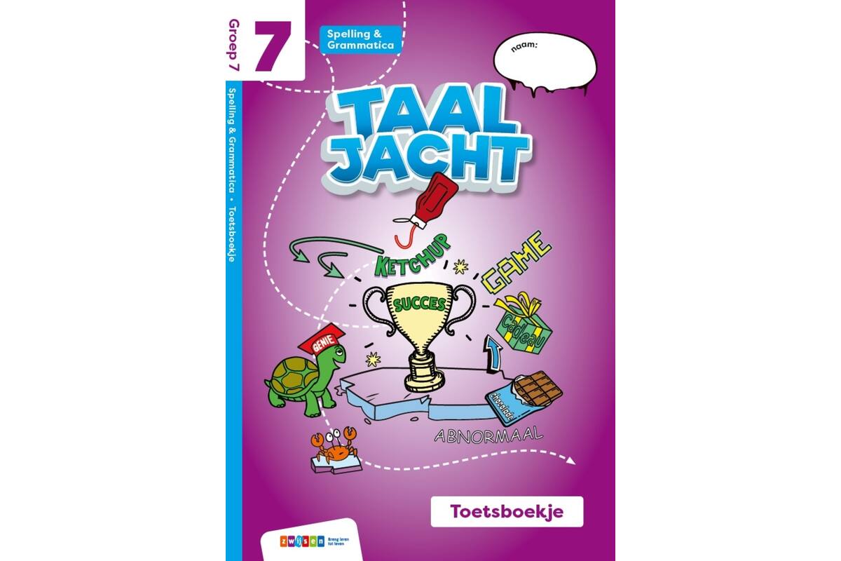 Taaljacht Spelling & grammatica groep 7 toetsboek
