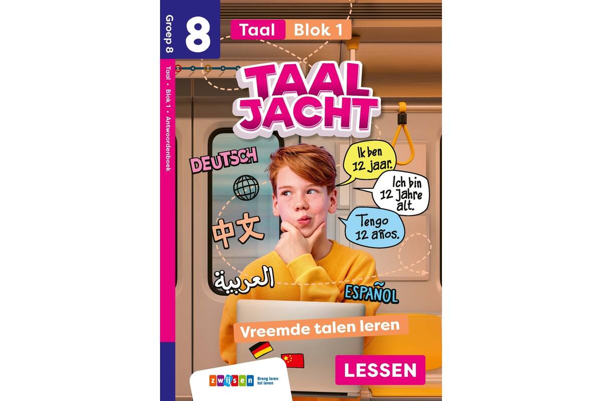Taaljacht Taal groep 8 antwoordenboek blok 1-8